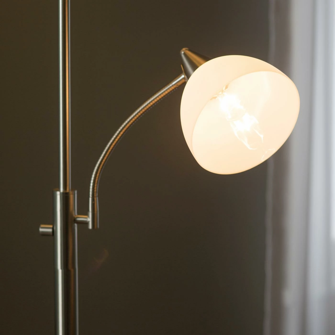 Discount 🛒 4-Way Adesso Lighting 7202-22 Piedmont Combo Floor - Satin Steel 💯 - Image 7