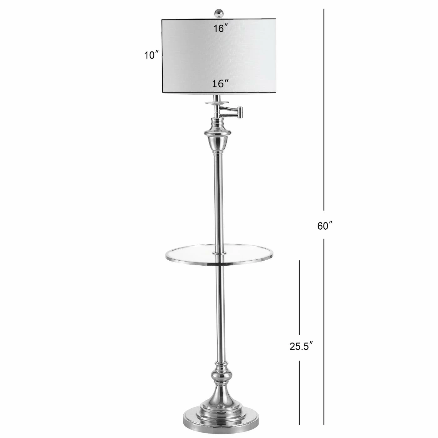 Buy โจ Lamp Tables JONATHAN Y JYL Cora LED Side Table Floor Lamp ๐ - Image 10