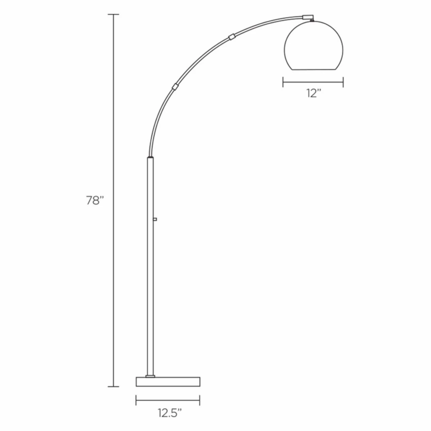 Best Sale 𧨠Adesso Astoria Arc Lamp βοΈ - Image 2