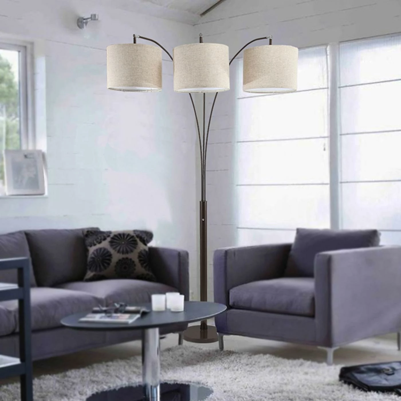 Cheapest 😉 3-Way Ore International Novalit 3 Light Arc Floor Lamp 🤩 - Image 2