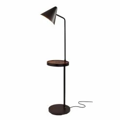 Best reviews of ๐ Standard Adesso Oliver Charging Shelf Floor Lamp With Metal Shade ๐งจ