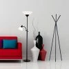 Coupon 🥰 4-Way Adesso Piedmont Combo Floor Lamp - Black 🌟