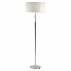 Cheapest 🎁 3-Way Adesso Hayworth 3457 Floor Lamp - Satin Steel 💯
