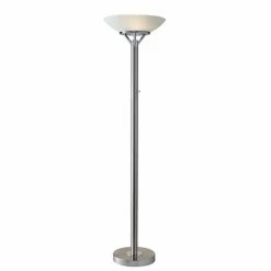 Deals ✔️ 3-Way Adesso Expo Torchiere Floor Lamp ✨