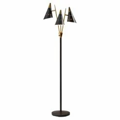 Best Pirce 😀 3-Way Adesso Nadine 3 Arm Floor Lamp 🎁