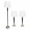 Top 10 ✔️ Standard Elegant Designs Malbec 3 Piece Table And Floor Lamp Set 🤩