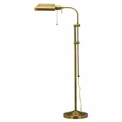 Best Sale 👍 Standard Cal Lighting BO-117FL Pharmacy Floor Lamp With Adjustable Pole 😍