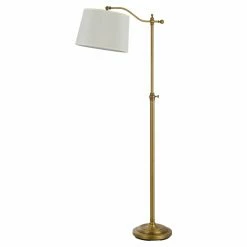 Best Pirce ✨ 3-Way Cal Lighting BO-2205FL Wilmington Down Bridge Floor Lamp ✔️