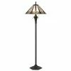 Best reviews of ⌛ Standard Cal Lighting Tiffany Floor Lamp - Brown/Green ❤️