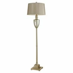 Cheapest 🤩 Dimond Lighting Standard ELK Lighting Elmira Antique Mercury Glass Floor Lamp 🌟