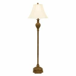 Cheap 👍 3-Way Decor Therapy Roland Carved Resin Floor Lamp ⭐