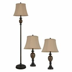 Best deal 😀 3-Way Decor Therapy Mae Table And Floor Lamp - Set Of 3 ⭐