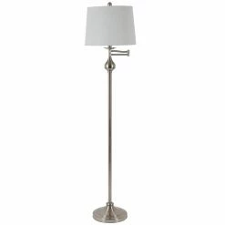Outlet ✔️ 3-Way Decor Therapy Tina Floor Lamp With Swing Arm 🎉
