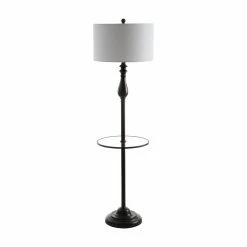 Outlet 🛒 Lamp Tables JONATHAN Y Laine LED Side Table Floor Lamp 🤩