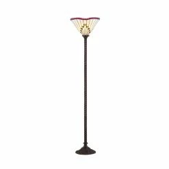 Best reviews of 😀 JONATHAN Y Smith Tiffany Style LED Torchiere Floor Lamp 🛒
