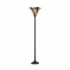Buy 😀 JONATHAN Y Williams Tiffany Style LED Torchiere Floor Lamp 🌟