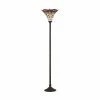 Outlet 😍 JONATHAN Y JYL Dragonfly Tiffany Style LED Torchiere Floor Lamp 😀