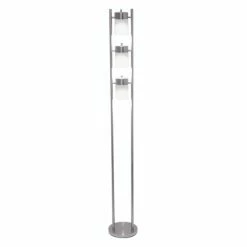 Buy 🎉 Standard Ore International 3031FW 3-Light Adjustable Floor Lamp - White 3031FW 💯