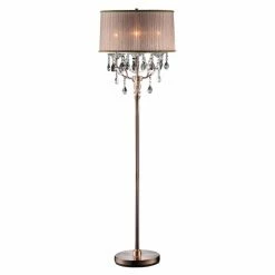 Outlet 🎉 Standard Ore International K-5126F Rosie Crystal Floor Lamp ✨