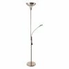 Cheapest 🛒 4-Way ORE International 2 Light Task Torchiere Floor Lamp ✔️