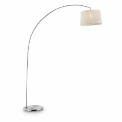 Deals 👏 ORE International Oma 84.5 In. Brushed Nickel Arch Floor Lamp 👍