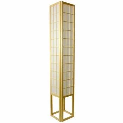 Budget 👏 Standard Oriental Furniture Window Pane Shoji Lamp - 72 Inch - Natural 🧨