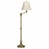 Discount 😍 Standard StyleCraft Swing Arm Floor Lamp - Antique Brass 😀