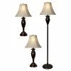 Best Sale 🥰 Standard StyleCraft Dunbrook 3 Piece Table And Floor Lamp Set 🌟