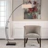 Hot Sale ⭐ Standard Uttermost Calogero Bronze Arc Floor Lamp 😍
