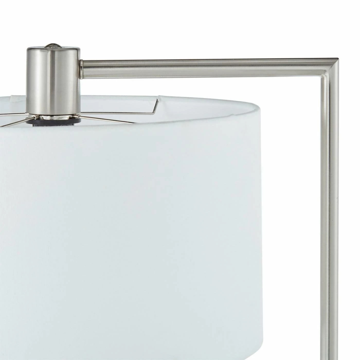 Discount β€οΈ Arc Weston Home Spacet Contemporary Brushed Steel Floor Lamp π - Image 5